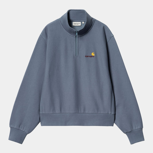W' AMERICAN SCRIPT HIGH NECK SWEAT - positano